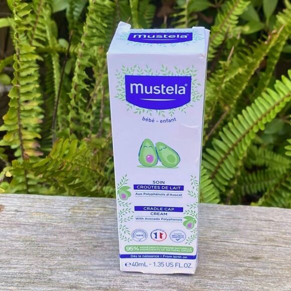 NIB New Mustela Cradle Cap Cream Babies/Newborns w/Avocado 1.35 oz - Picture 4 of 9